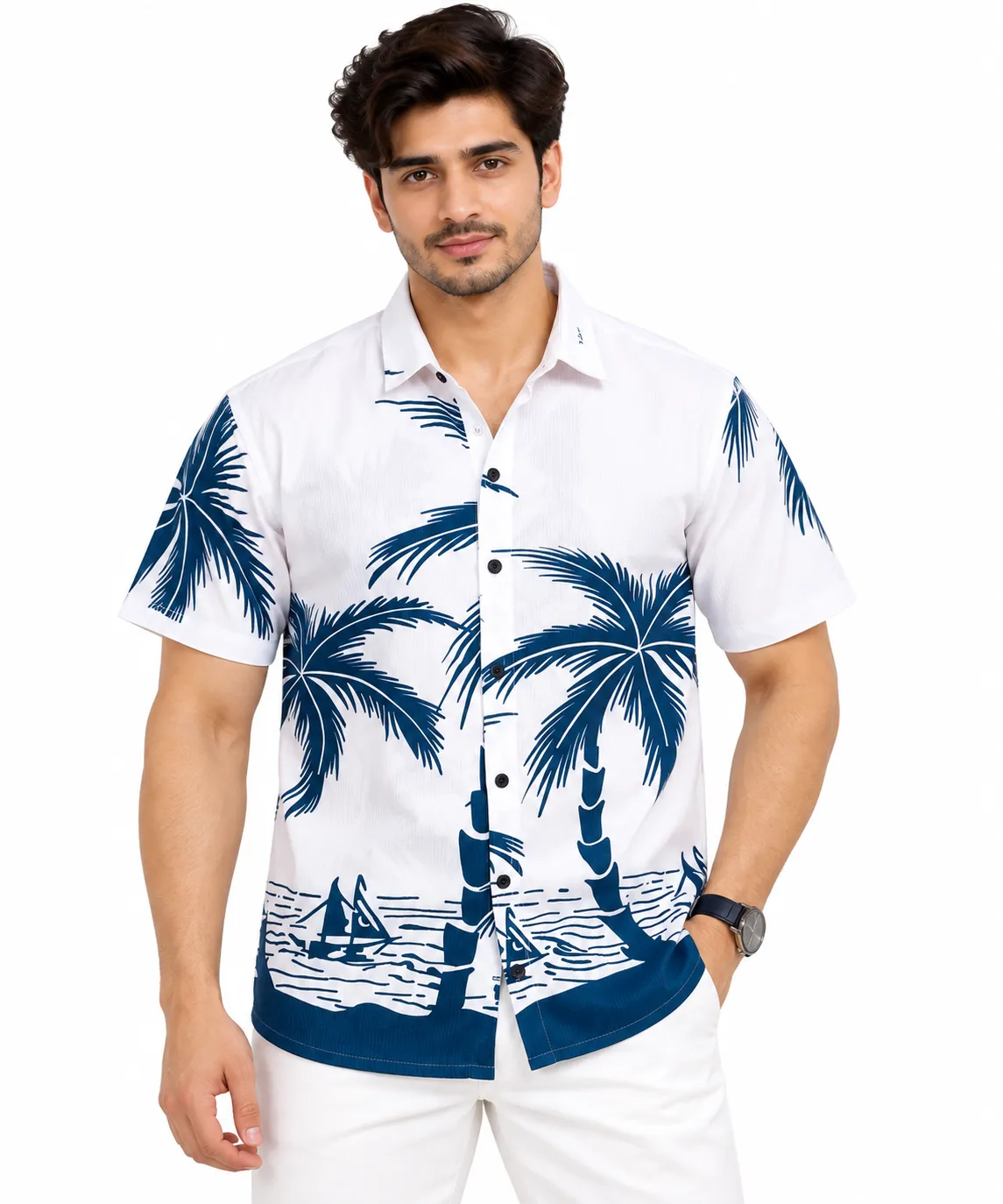 PLAM TREE PRINTED SHIRT