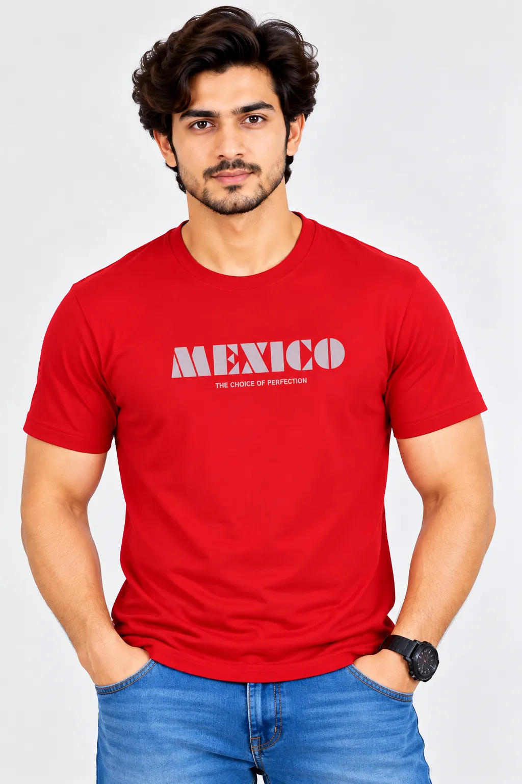 MIXICO GRAPHIC PRINTED CASUAL T SHIRT